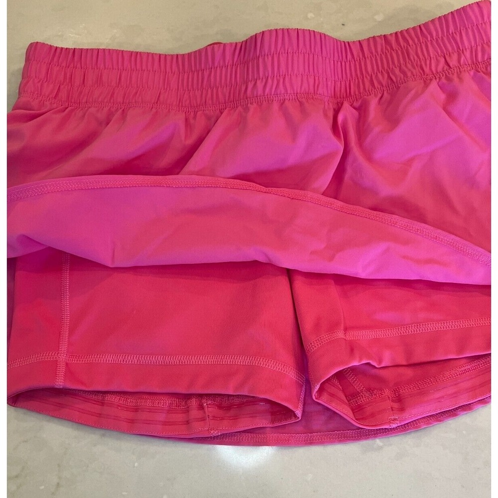 Adidas Run Icons 3-Stripes Running Skort Pink Medium - Picture 3 of 4